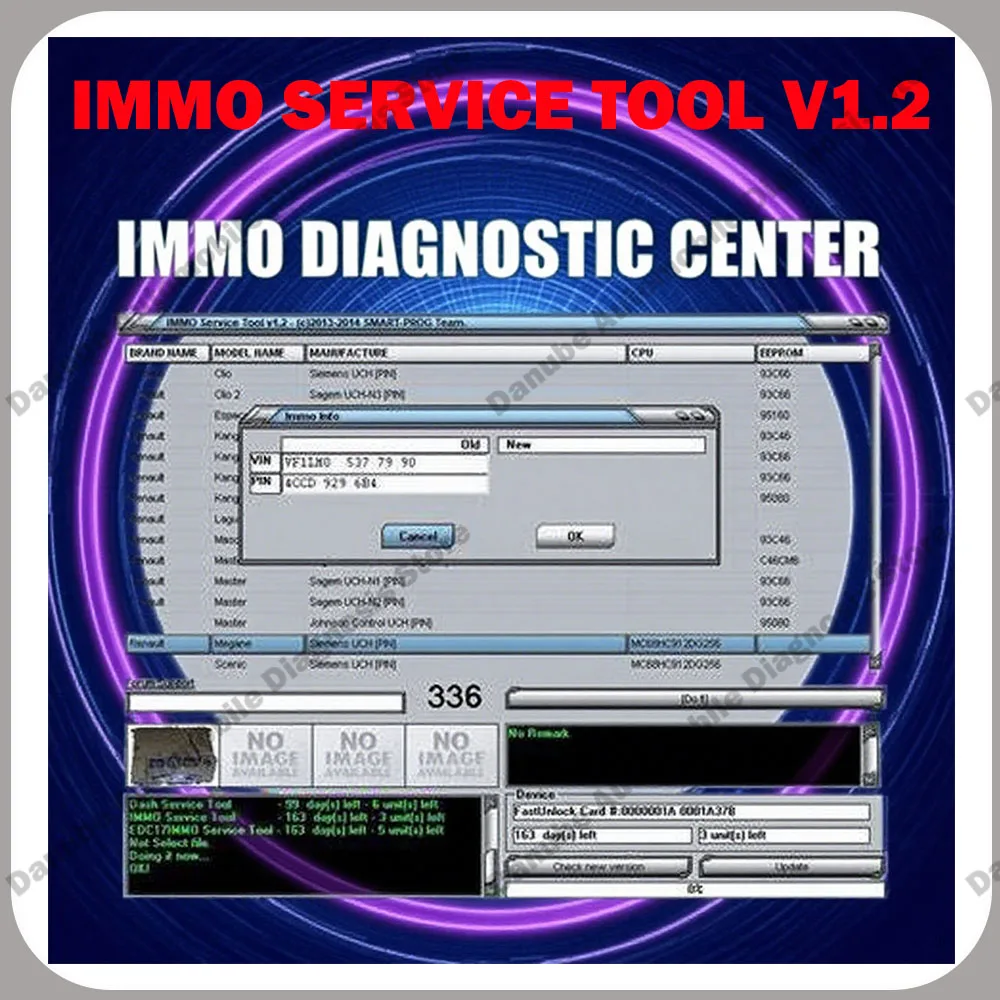 

Latest Version IMMO Service Tool V1.2 Software - Generate PIN Code & Immo off Feature No Registration Required Automotive Tool