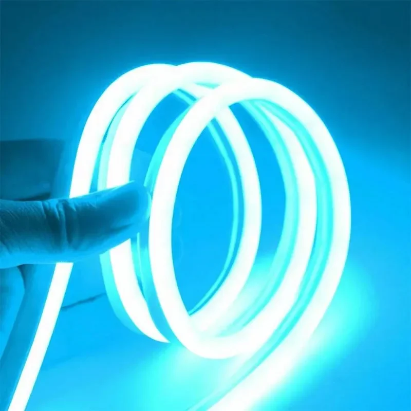 5V 12V 24V Led Neon Strip Lights Flex Tape Waterproof Rope Silicon Tube Bar 6mm Narrow DIY Christmas Holiday Decoration Light DC — 2