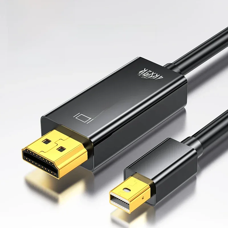 Kabel Mini DisplayPort na HDMI, 4K 60 Hz, adapter Thunderbolt Mini DP na HDMI do telewizorów HD, kompatybilny z Macbook Pro, Air, Mini, iMac oraz urządzeniami Lenovo. — zdjęcie produktu 7