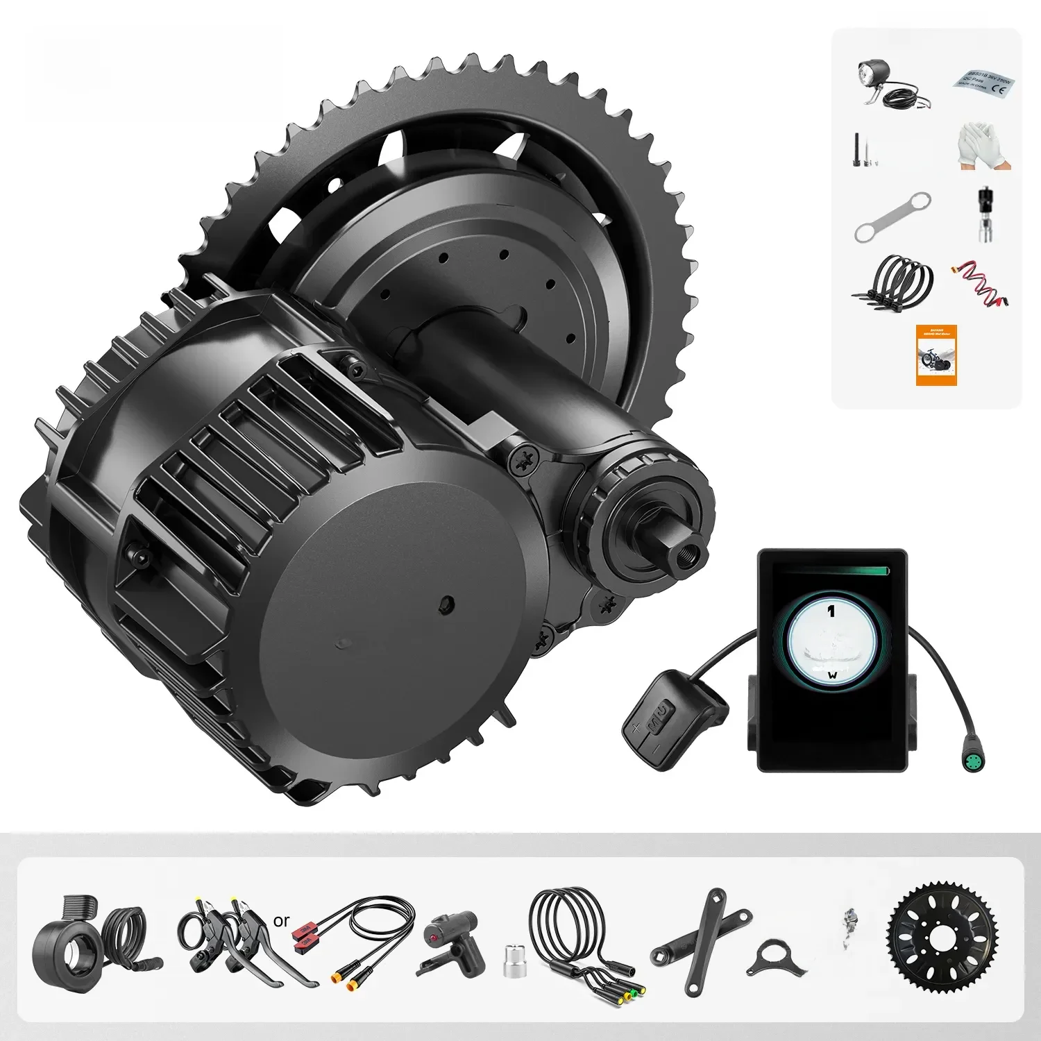 AliExpress RisunMotor Bafang M615 MM G320.1000 Engine 48V 52V 1000W BBS03 BBSHD Mid Drive Motor Electric Bike Conversion