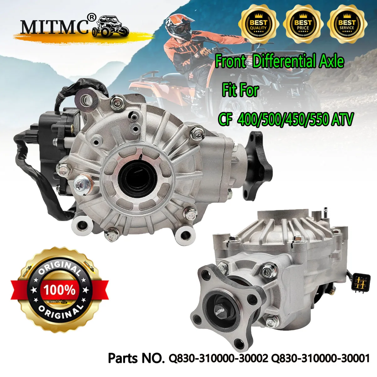 

Front Axle Gearbox Differential Assy For CF CFORCE 450 550 ATV CF400 CF500 Q830-310000-30002 Q830-310000-30001
