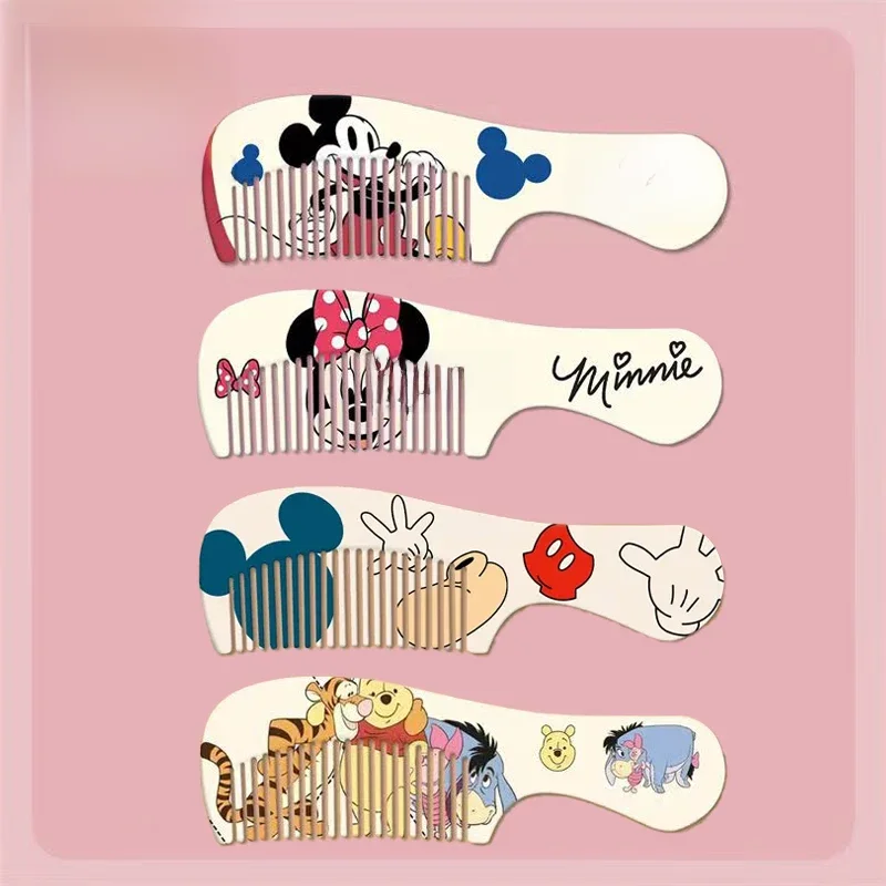 Disney Mini Pony Kämme Mickey Minnie Pooh Bär Cartoon Kunststoff Haar bürste Friseur Werkzeug