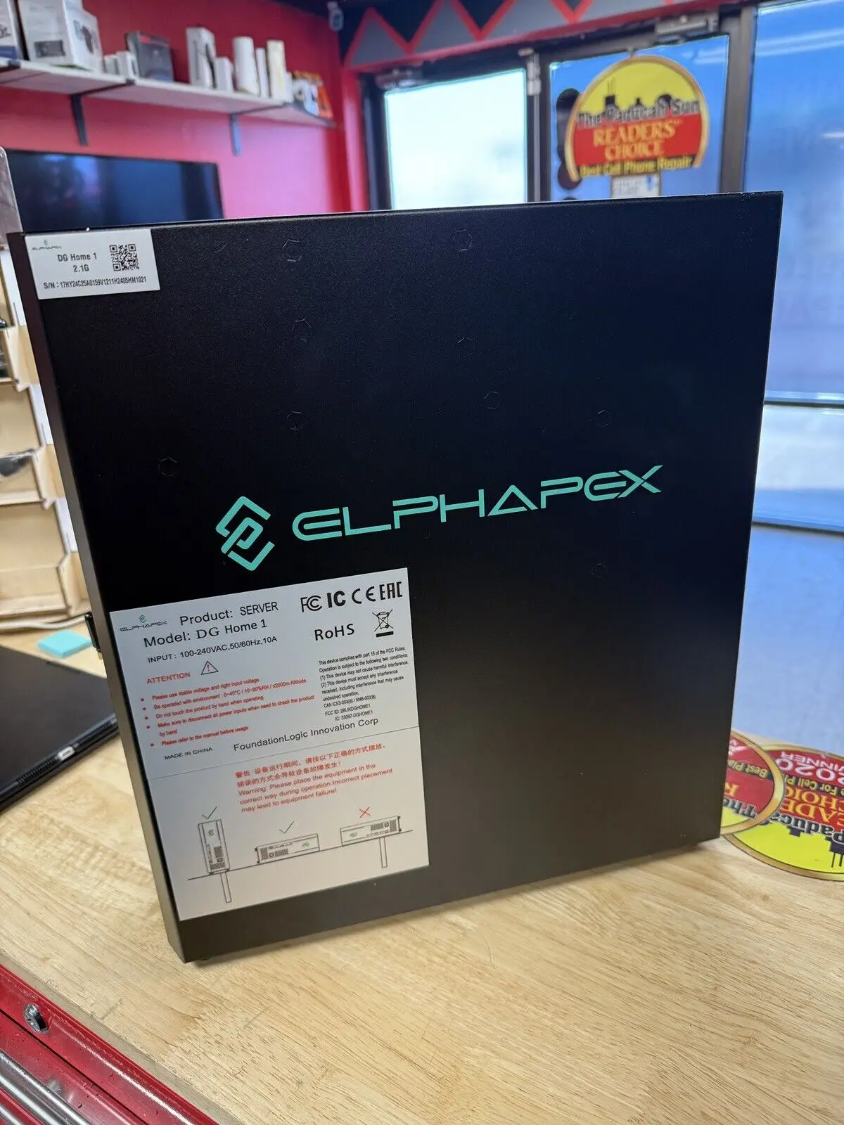 DCE New Stock DG Home 1 2100MH/s 2.1GH 630W LTC Doge Miner Home ElphaPex Miner Hydro #1