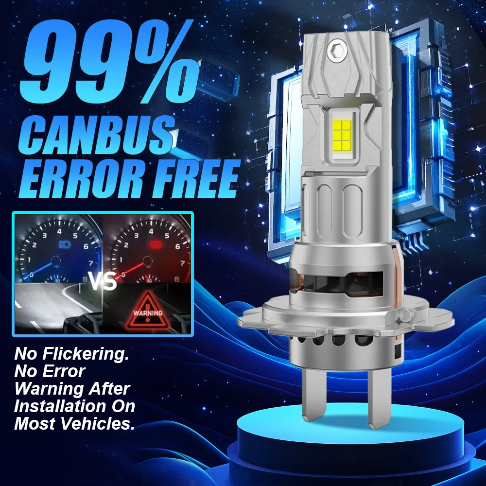 2 قطعة LED شعاع منخفض 30000LM H7 لمبات لسيتروين DS3 2009 2010 2011 2012 2013 2014 2015 2016 2017 2018 2019 2020 #5