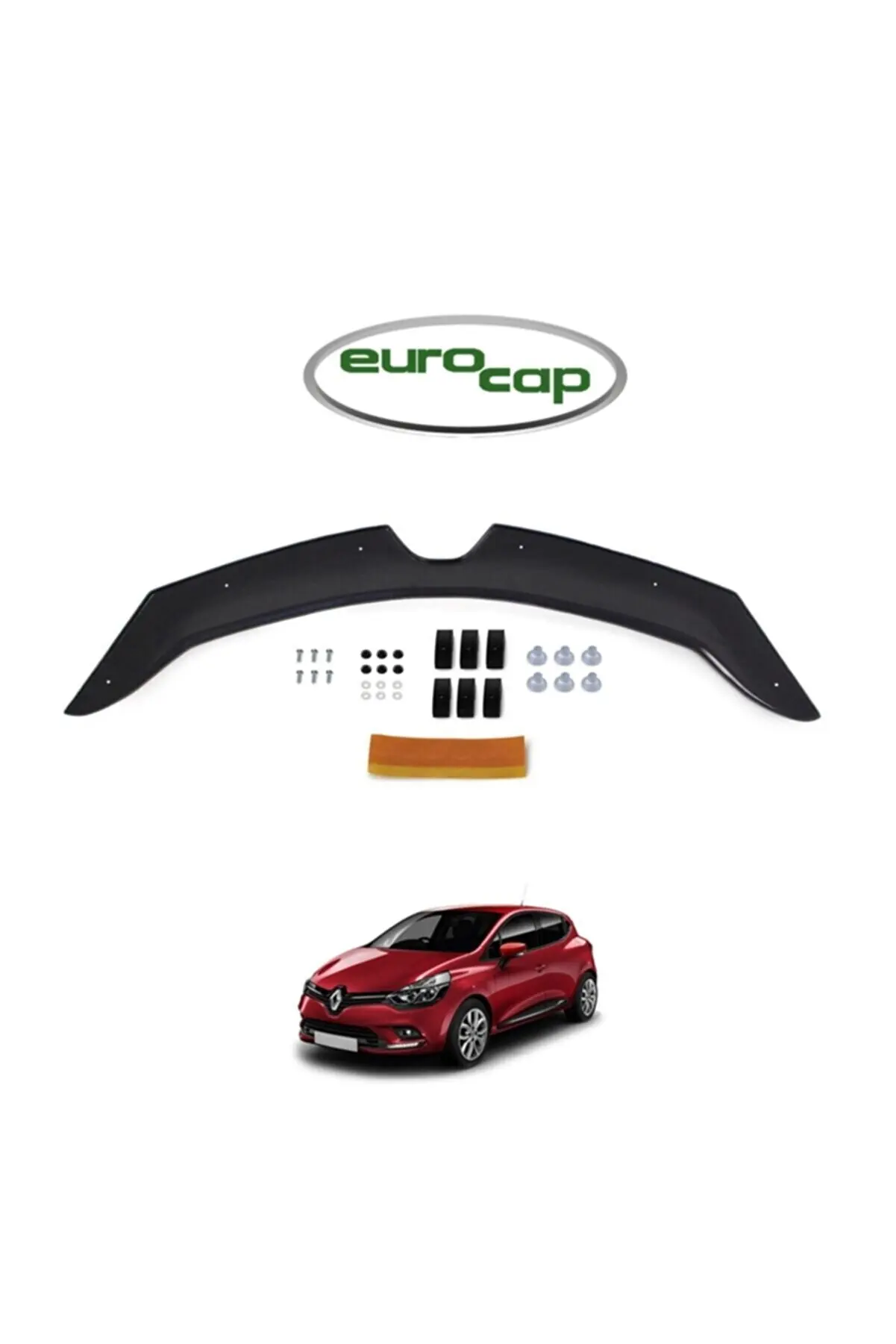 FOR Renault Clio 4 2012-2020 Front Hood Protection Spoiler Front Bug Shield Hood Deflector Guard --Body Kit AUTO STYLING Car