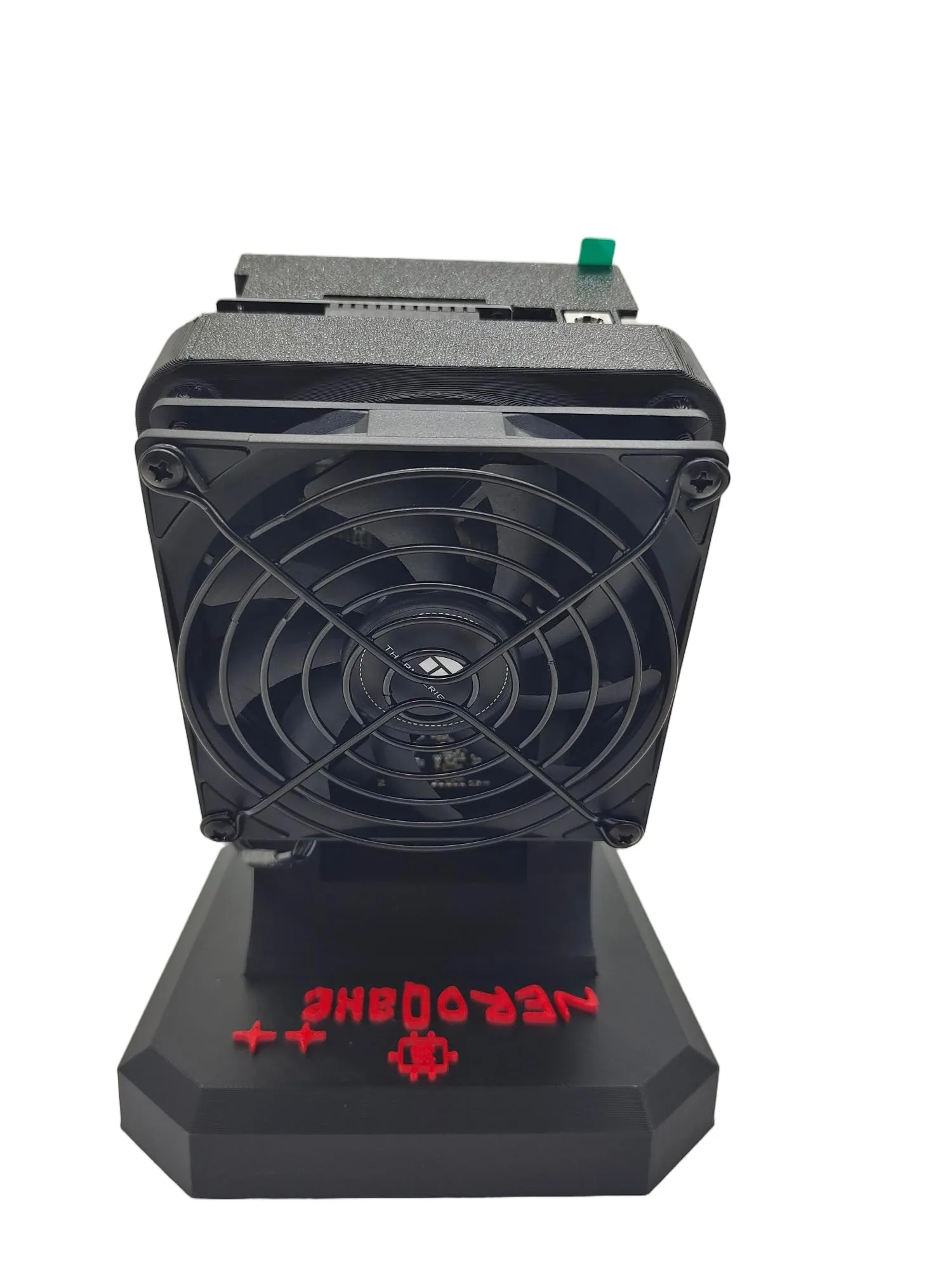 NerdQAXE++ 4.8T Overclocked Version Dual-Fan NerdQAXE++ Rev6.1 6T Solo Lotto Machine with SHA256 Algorithm and 4XBM1370 80W