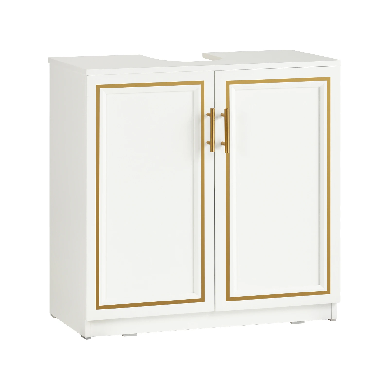 SoBuy BZR86-W lavabo bajo armario baño tocador bajo armario tocador baño armario bajo armario muebles de baño