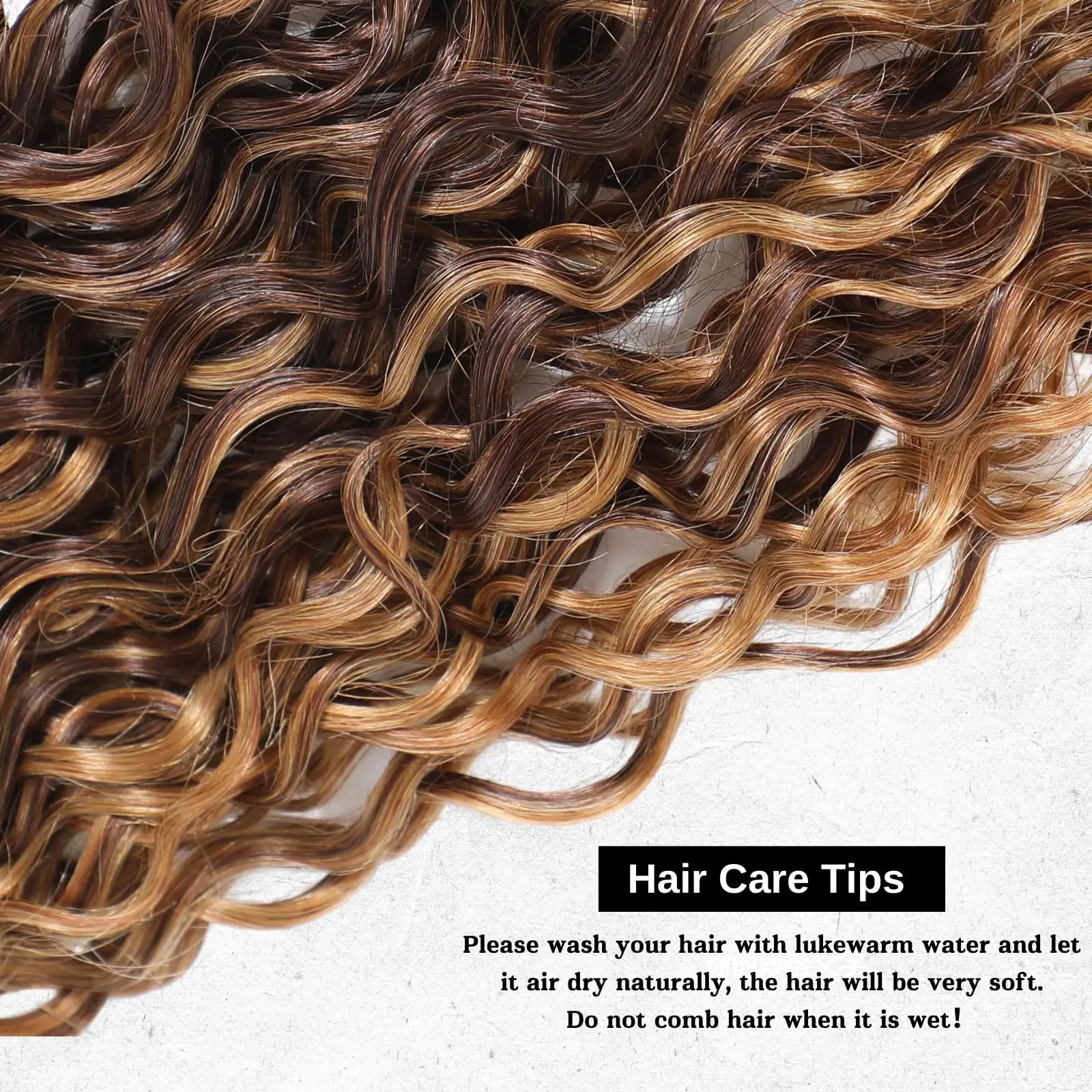 العسل شقراء تسليط الضوء على موجة عميقة 1 3 حزم 100% حزم الشعر البشري غير المجهزة البرازيلي عذراء نسج شعر مستعار بشري