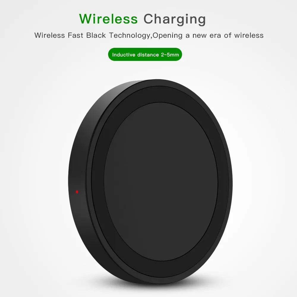 Universal Mini Pocket Wireless Charging Pad for iPhone 5s 6s 7 8 11 12 13 Oi Wireless Charger for Xiaomi Samsung Huawei