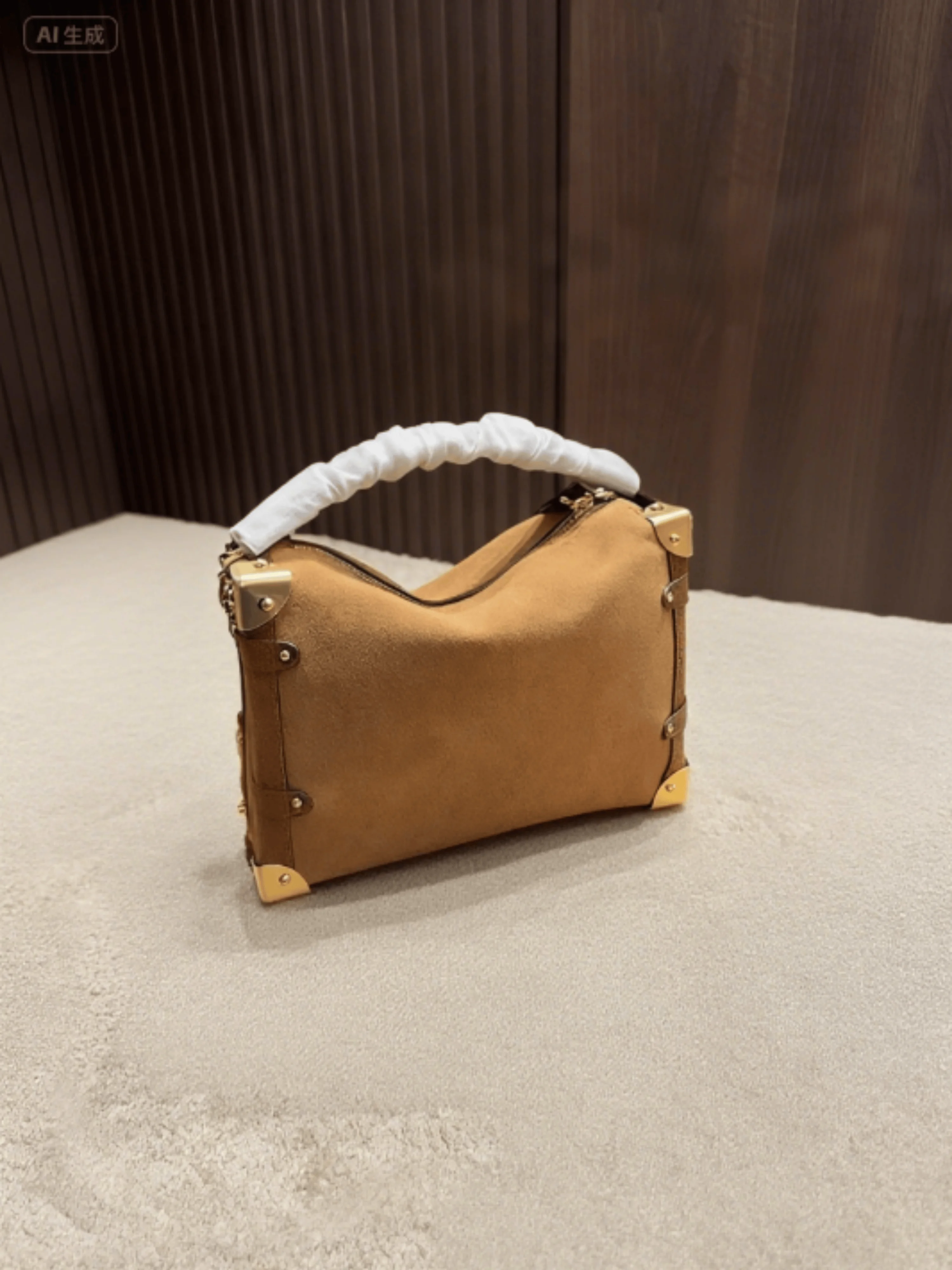 

2025 женская сумка, новая винтажная замшевая модная повседневная простая прочная универсальная женская сумка большой вместимости 23*16 см