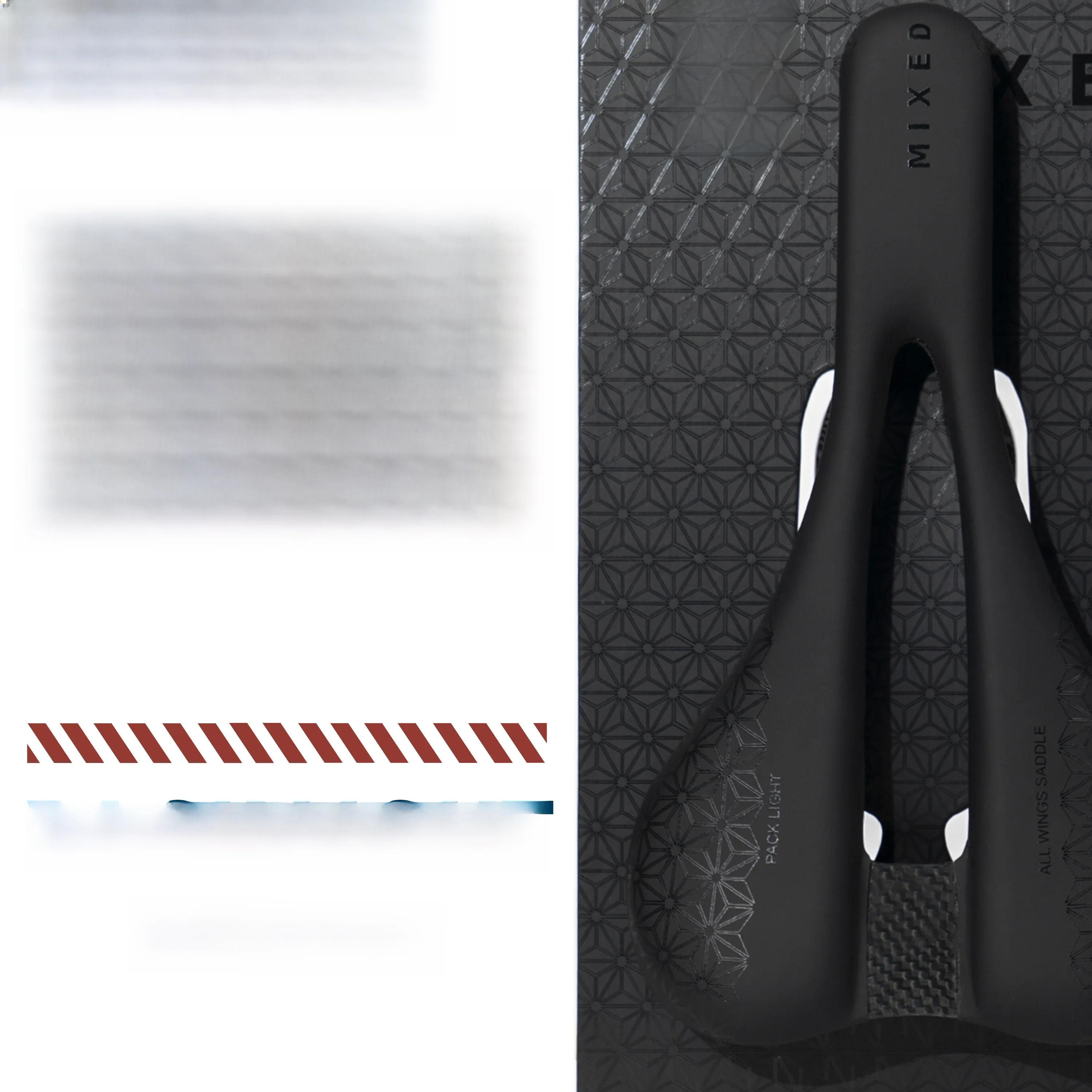 AliExpress mixed MIXED Ultra Light 7D MAX Carbon Saddle Road Bike 140MM Bicycle Seat 108G Cycling Parts