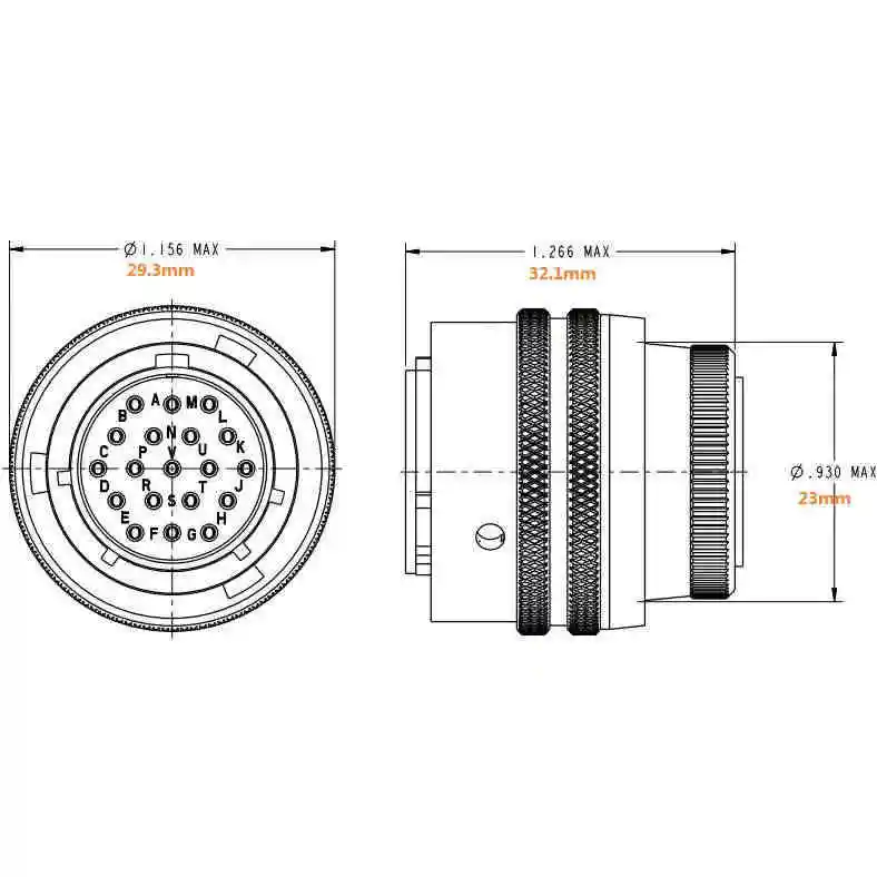 PT06E-14-15S(SR) PT06E-14-15S(SR) PT02E-14-15S PT02E-14-15P PT26482 시리즈 원형 방수 산업용 커넥터 항공 플러그