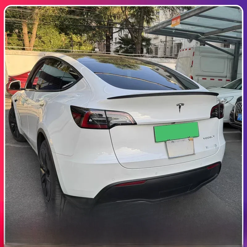 Dla Tesla Spoiler Model Y 2024 Akcesoria Spoilery Skrzydła dla Tesla Model 3 Highland 2024 Akcesoria 3/Y 2017-2024 Materiał ABS — zdjęcie 2