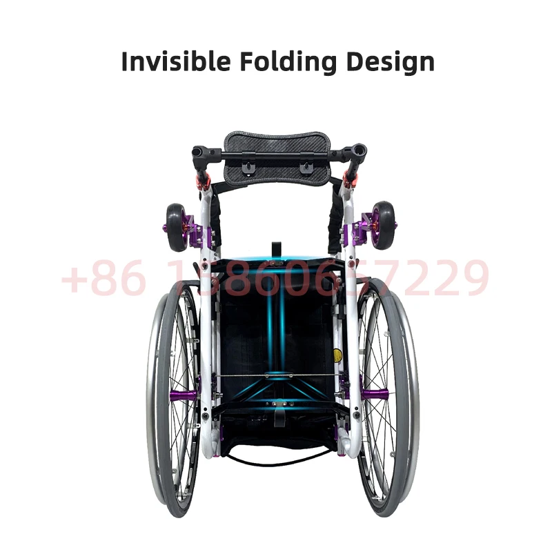 Luxury Multi-size customization Multi-color optional Foldable Sports Wheelchair Big wheel quick release Elderly Disabled Scooter