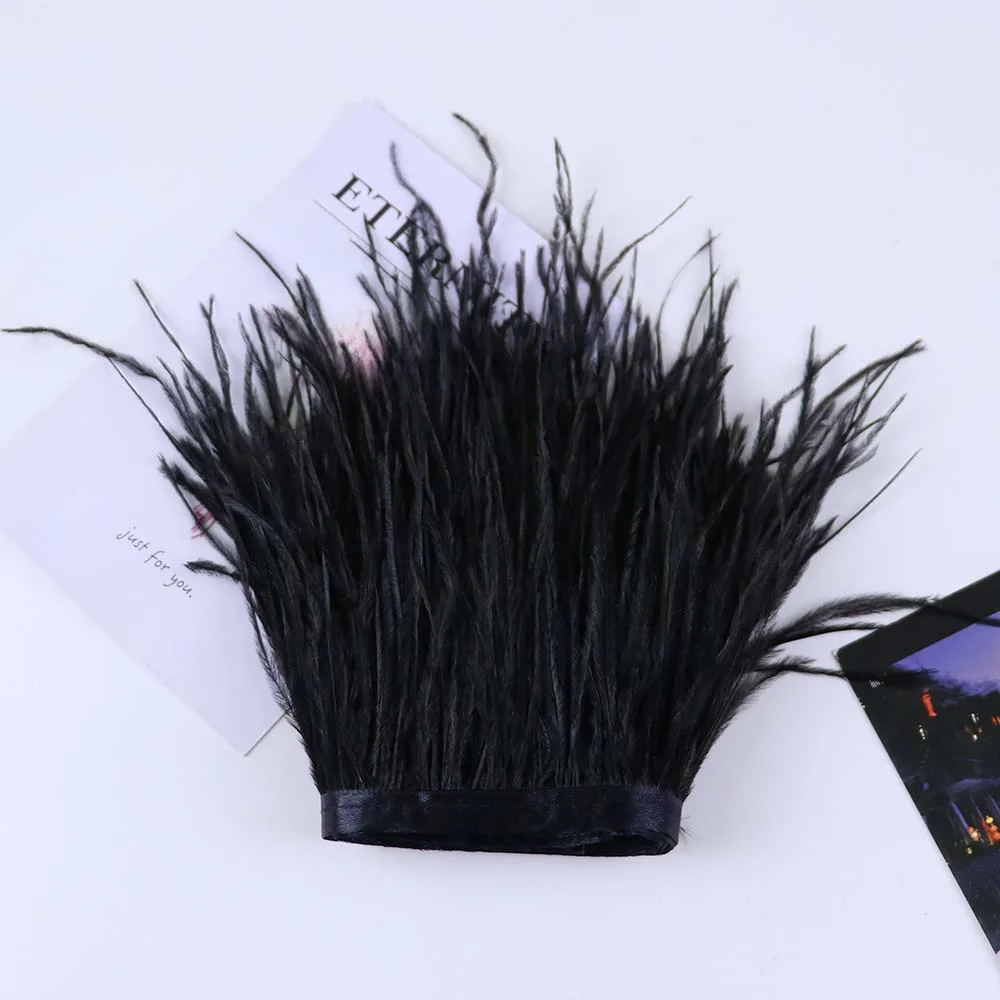 Ostrich Feather Cuffs Black Feather Wrist Cuffs Feather Cuffs Snap on Feathers Snap Bracelet Sleeves Customized