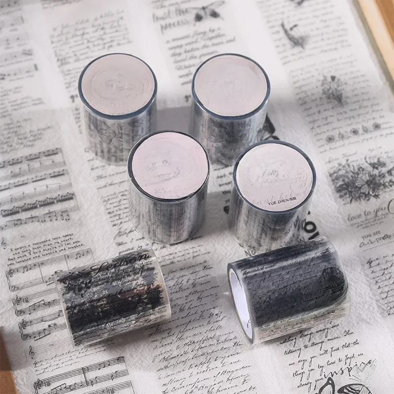 5 cm * 3 m 1 rouleau de ruban PET créativité décorative Journal Album matériel de Scrapbooking ruban de masquage fournitures de Journal indésirable