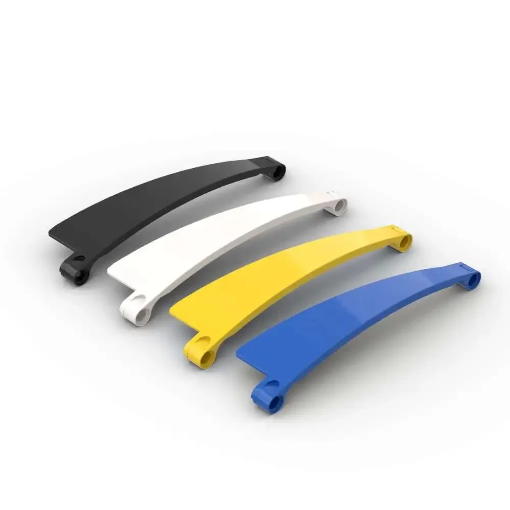 MOC 1 pièces 4527 panneau incurvé # Kit de blocs de construction coniques à gauche, 52 3x13, château de maison, particules de briques, jouets pour enfants, cadeaux d'anniversaire