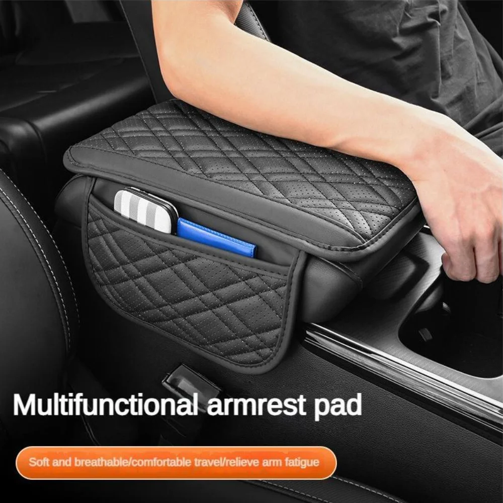 Auto-Mittelkonsole Fahrzeug-Zusatz-Mess- und Aufbewahrungstasche Multifunktionale Autositz-Rückentasche Auto-Armlehnen-Kissenbezug