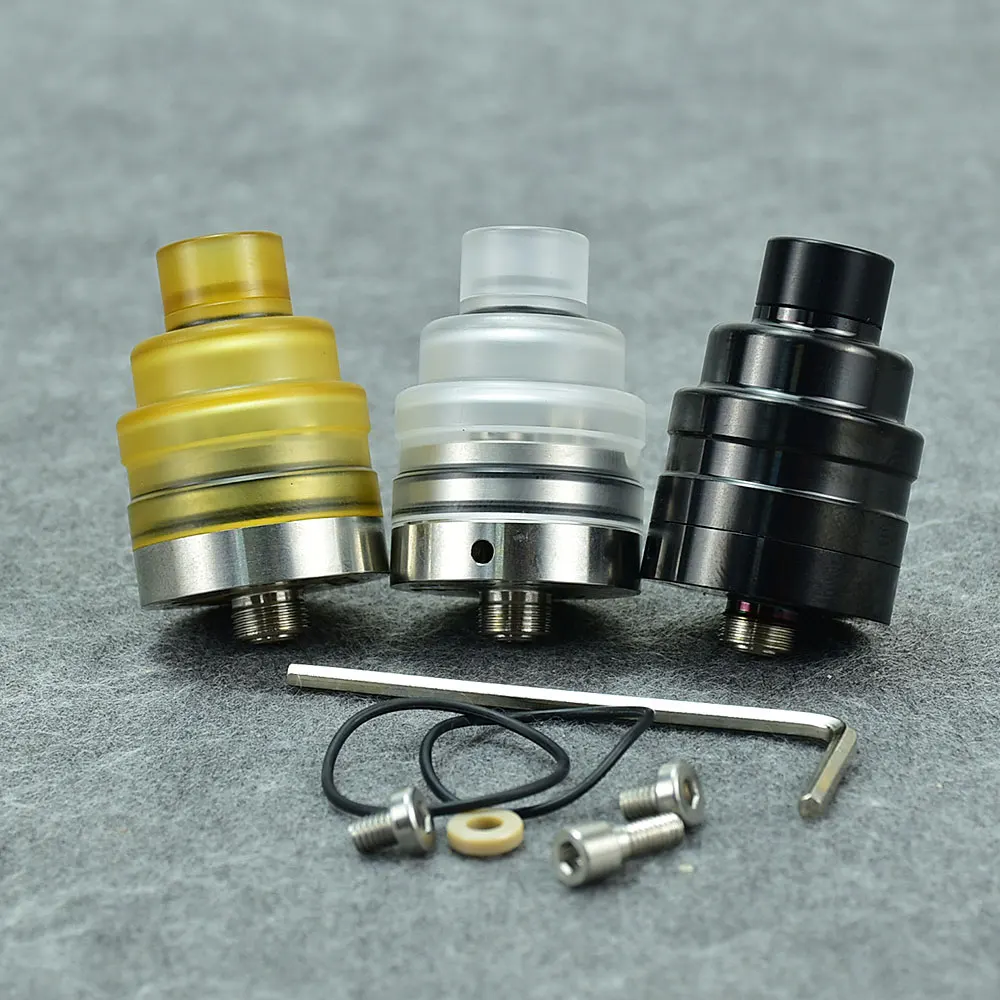 

WOLFCOOLVAPE vape Duetto Reborn Style RDA tank 22mm Atomizer rda vape Atomizer Tank with BF Pin