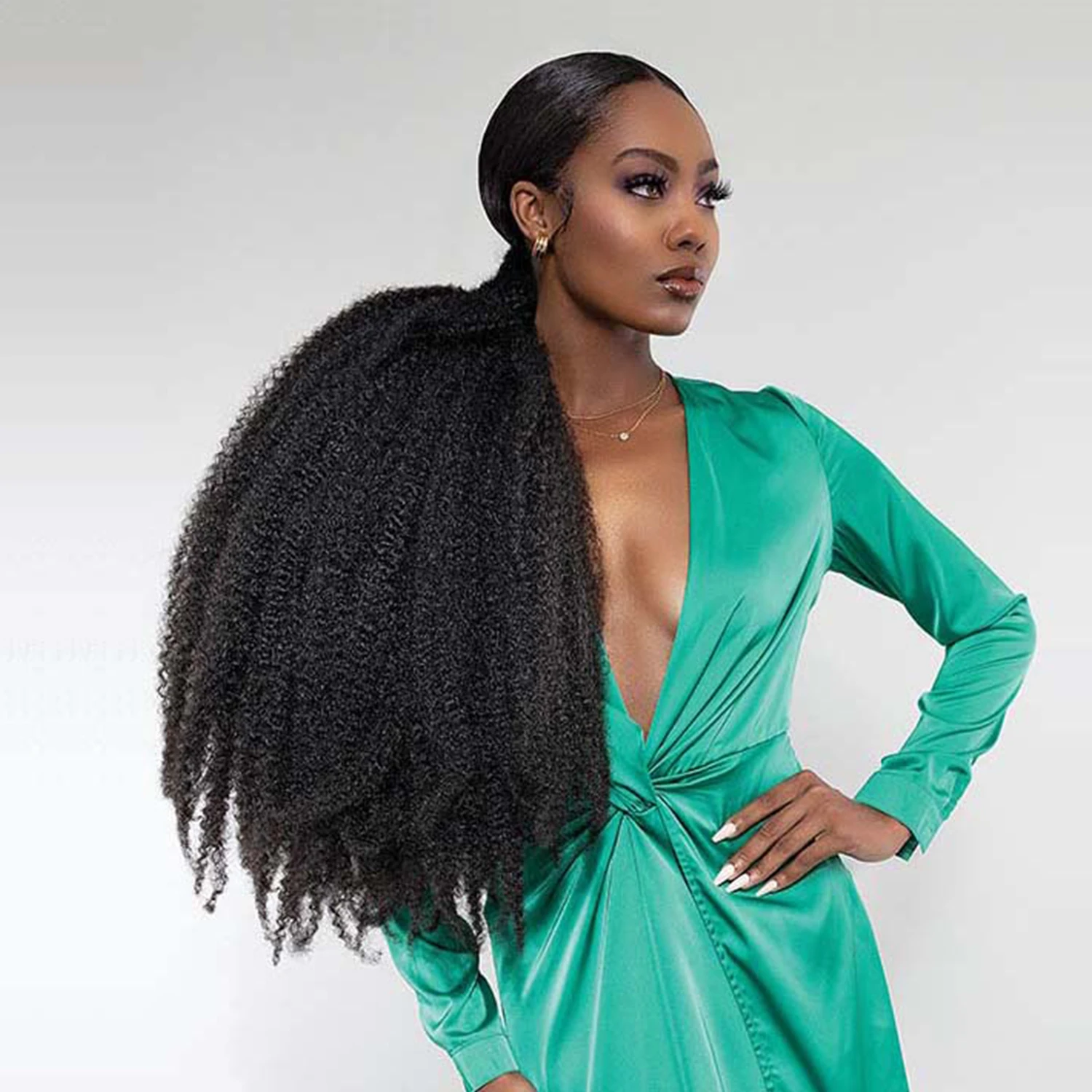 مجموعة جانيت الضفائر الاصطناعية نالا تريس 6X التعبير الأفرو تويست جديلة 80 بوصة (6 قطع)