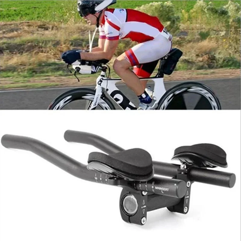 AliExpress NONE Handlebar Aluminum Alloy Rest TT Bars Arm Relaxation Rest Split Vice Cycling Bike Rest Handlebar for Bicycle Bike Long Distance