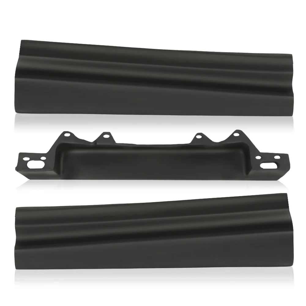 

3Pcs Rear Trunk/License Filler Fit for 1980-1992 Cadillac Fleetwood Brougham Deville Black Easy Installation Durable Sturdy