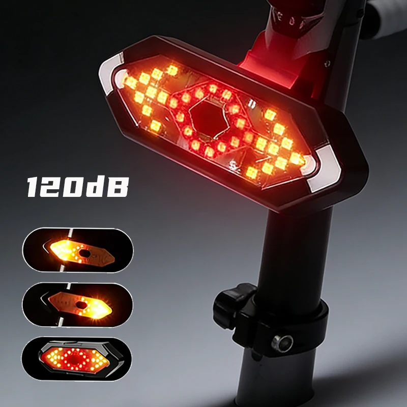 

Bike Turn Signal Rear Light Remote Bicycle Light Led Bike USB Night Road Riding Turn Signal Lamp Wireless Warning Tail Light