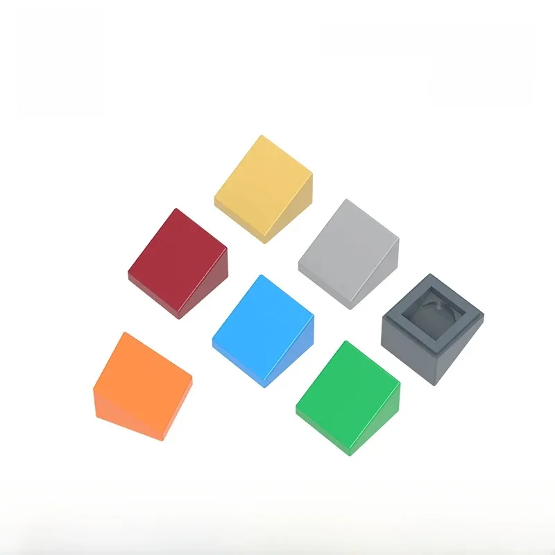 Wange 543 pièces/lot 54200 1x1 blocs de construction de pente panneau incliné briques bricolage Compatible avec toutes les marques jouets pour enfants boîte-cadeau