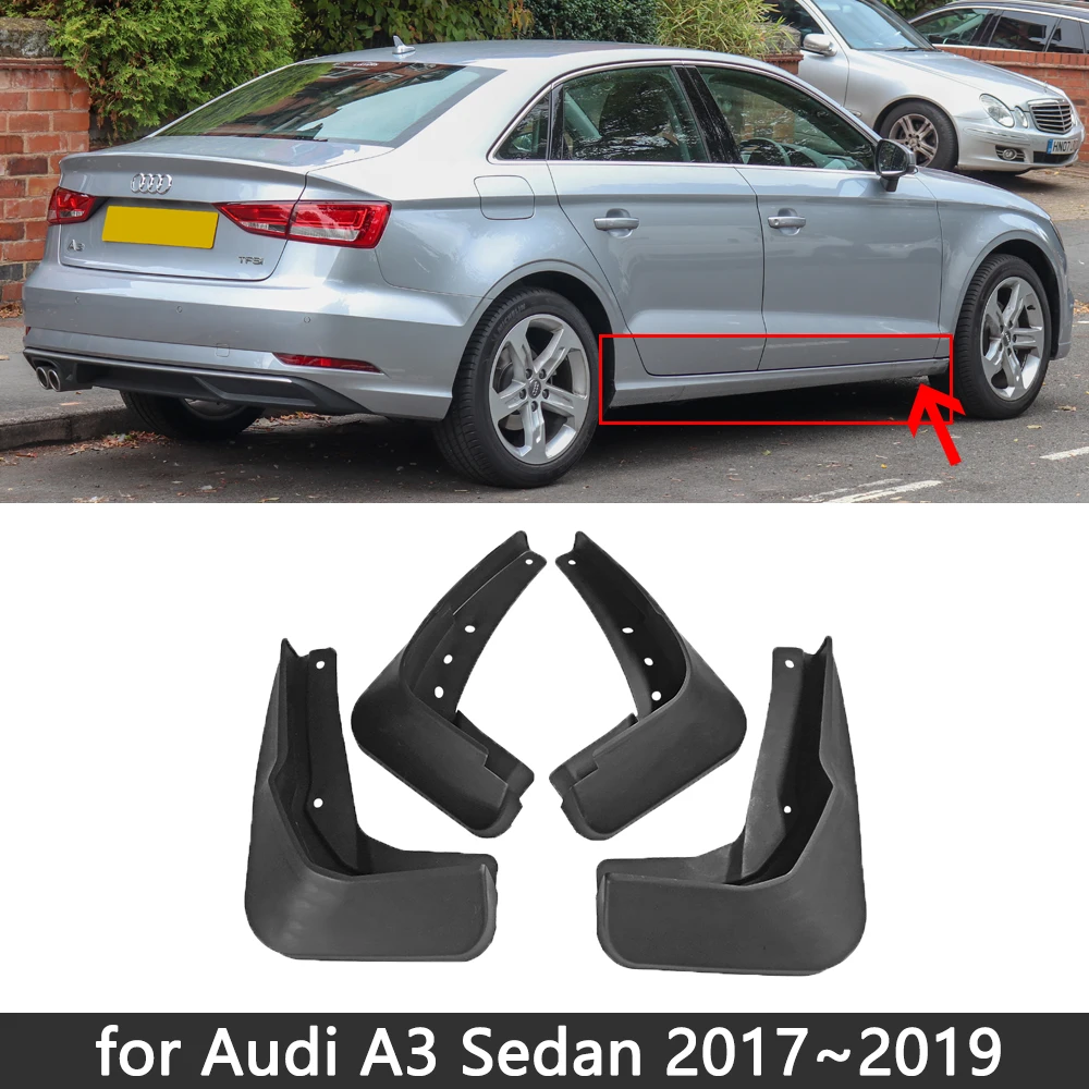 Garde-boue avant pour Audi, garde-boue, garde-boue, accessoires pour Audi A3, berline 8V, Sportback, 2013, 2014, 2015, 2016, 2017, 2018, 2019, 2020