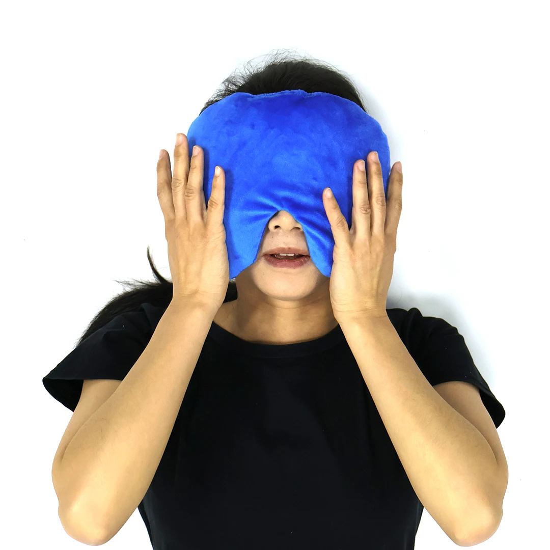 TUHOPETA Microwave Heated Eye Pillow, ideal for office workers, relieves fatigue, suitable for both men and women.