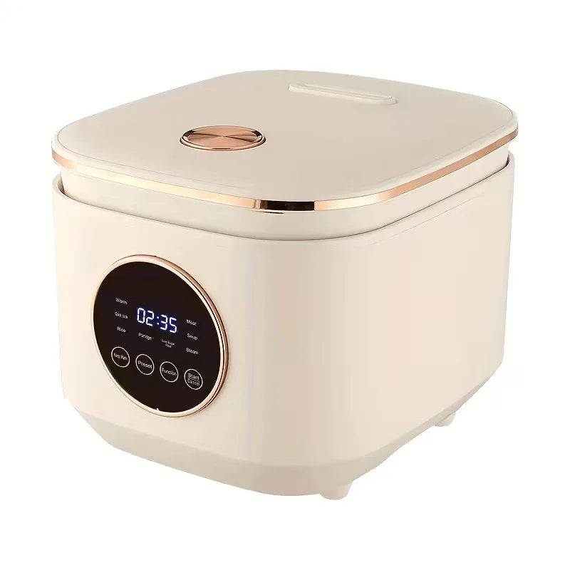 Arrocera Eléctrica Multifunción 5L, 900W, Inteligente con Revestimiento Antiadherente, Cocción Automática, Ideal para 1-6 Person