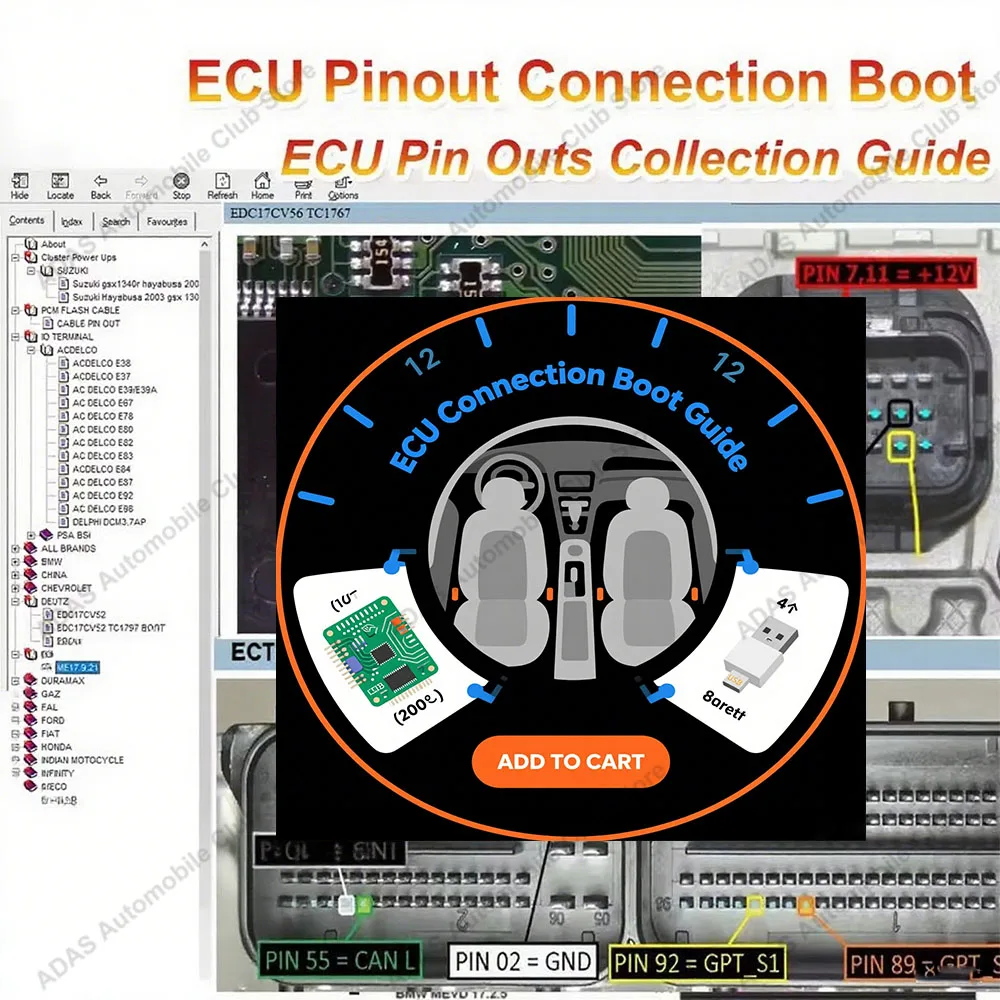 

Горячая электронная книга Ecu Pinout Connection Boot ЭБУ PinOuts Программное коллекция Ремонтные файлы Руководство для начинающих в ЭБУ редактируемая схема проводки