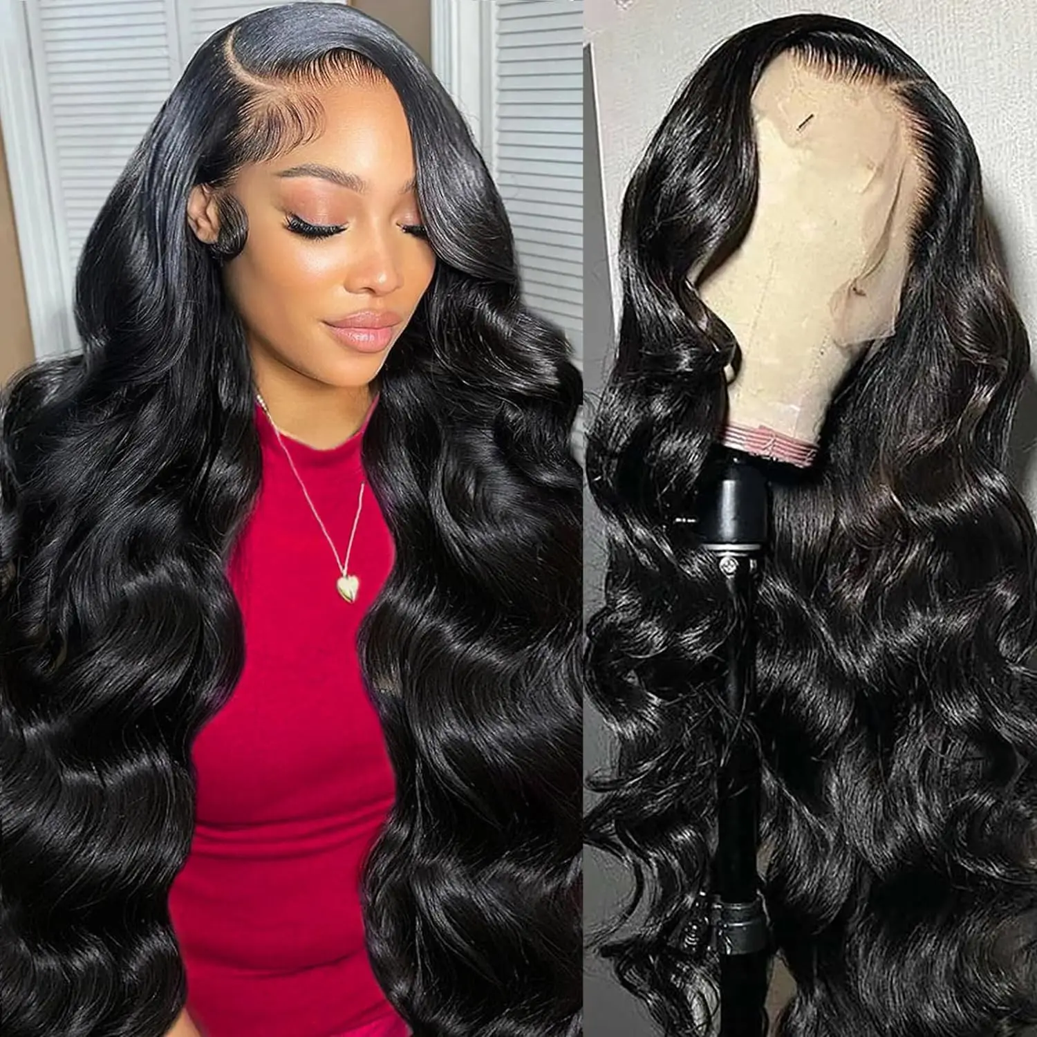 

13x6 HD Transparent Lace Frontal Body Wave Natural Wig 13x4 Front Glueless 100% Human Hair Brazilian Remy Wigs For Women Choice