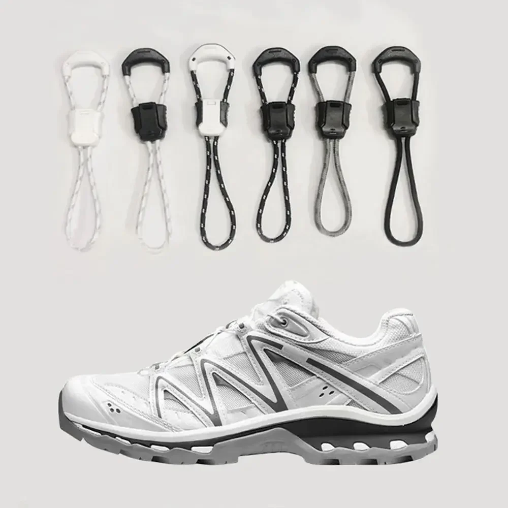 Kit de Lacets Rapides en Tissu Doux, Décontractés, Sans Nministériels d, Colorés, Ronds, pour Tennis, pour Baskets Salomon