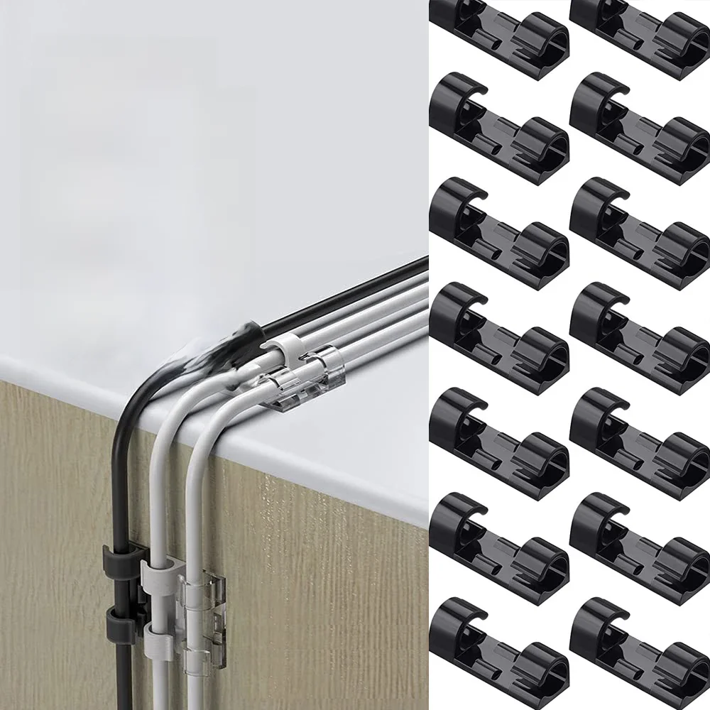 Untoom-Enrouleur de fil USB mural, gestion des câbles de bureau, gestionnaire de câbles PC, chargeur de téléphone portable, enrouleur de ligne de données