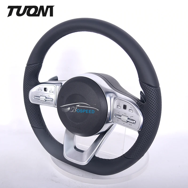 

Upgrade Leather Carbon Fiber Led Steering Wheel For Mercedes Benz W205 AMG W212 W213 CLA C300 W215 W203 S Class SL R230 GL350