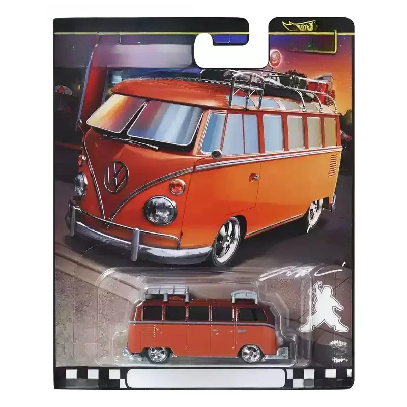 Hot Wheels – voiture Boulevard Premium originale, Bus Volkswagen Samba 1967, jouets moulés sous pression pour garçons, Collection de véhicules, cadeau d'anniversaire, 1/64