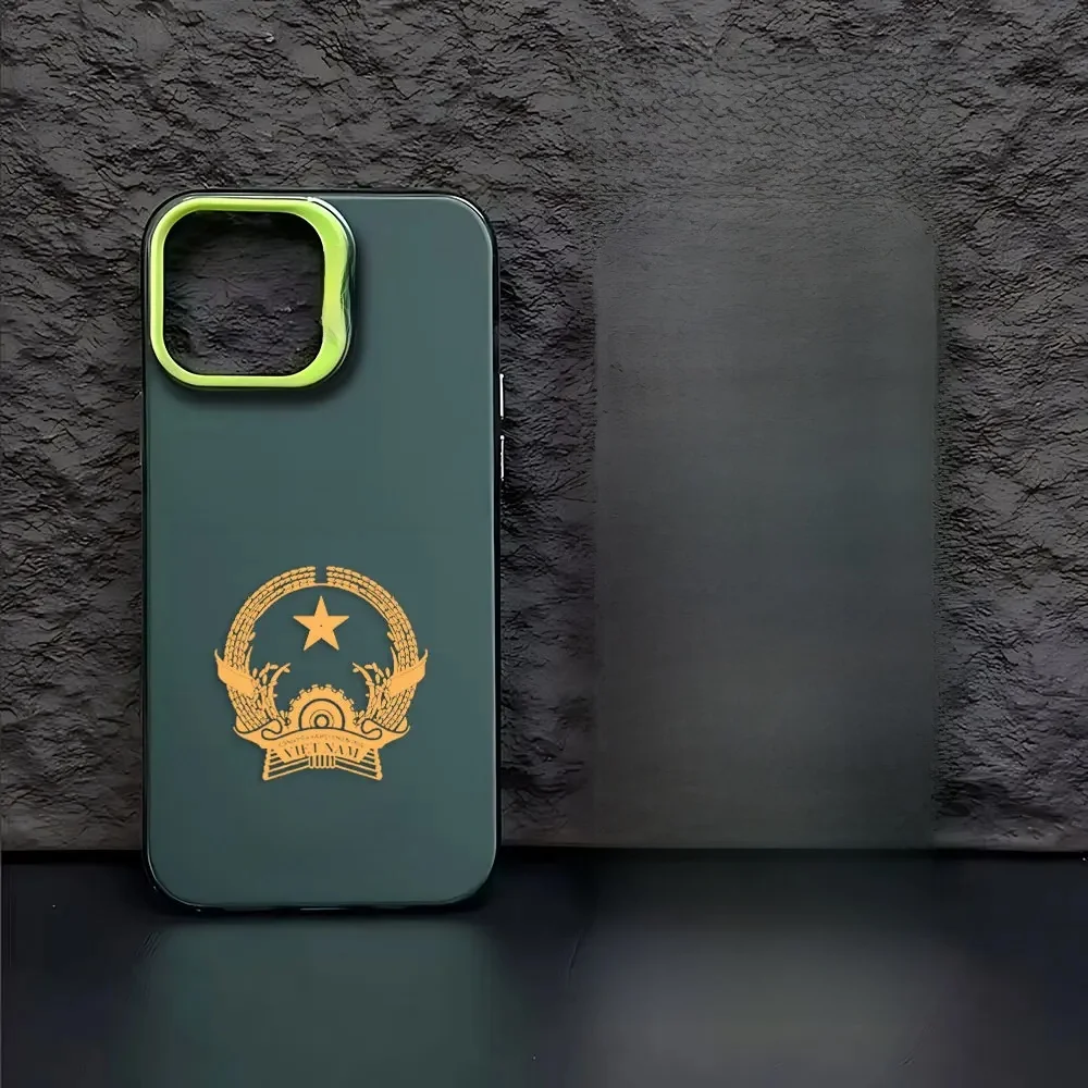 Coque de téléphone passeport Vietnam, étui arrière mat Anti-chute pour iPhone 16 15 14 13 12 11 mini Pro Max X XR XSMAX 8 7 Plus