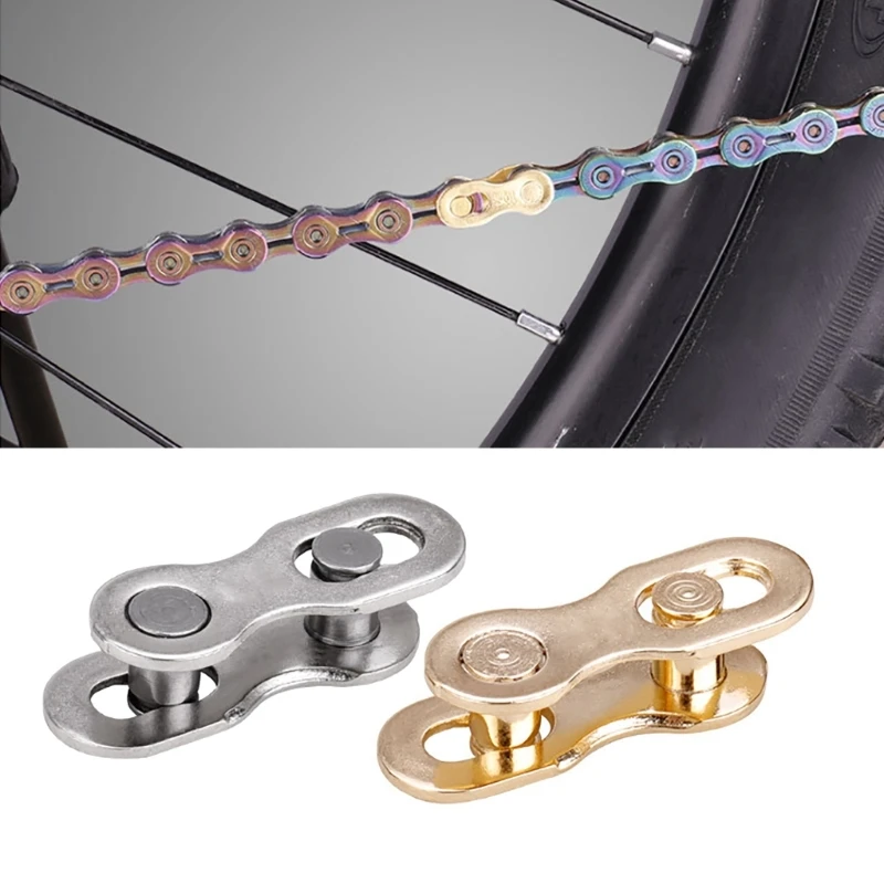 3Pairs Bicycle Chain Connector Lock Quick Link Road Bike Buckle Joint Buckle Master Cycling Parts Gold 8/9/10/11/12 Speed Chain