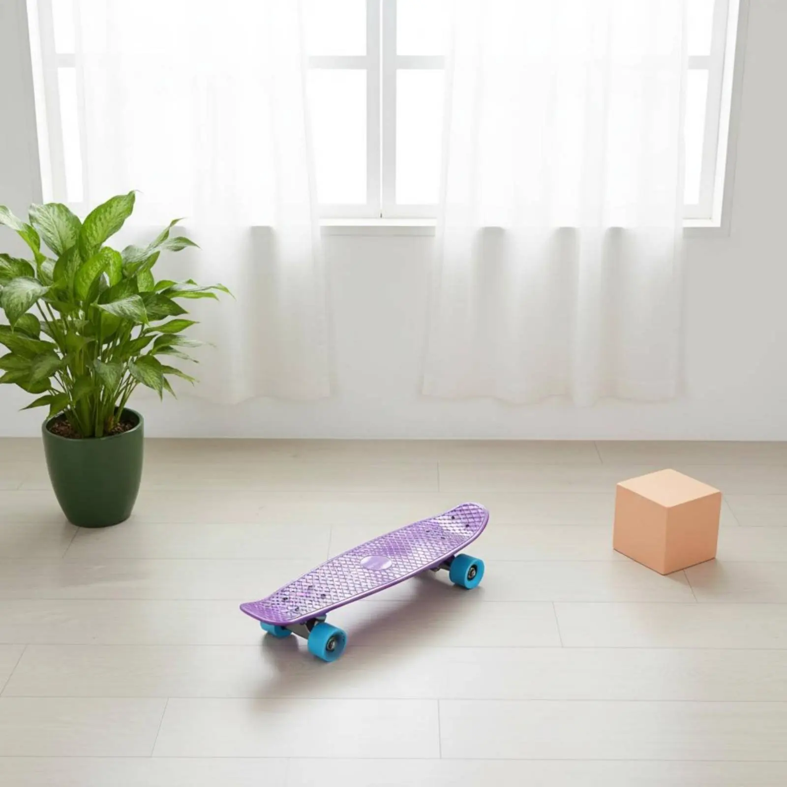 Penny Board Buntes Skateboard Leichtgewichtiges 27 Zoll Cruiser-Skateboard für Anfänger, Outdoor, Reisen – Detail 4