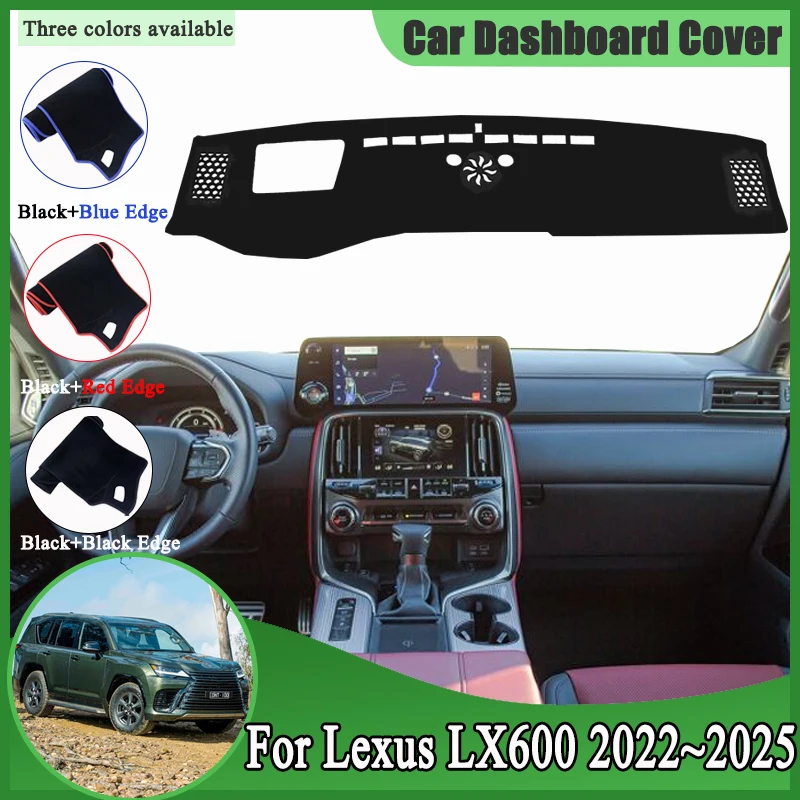 

For Lexus LX600 Accessories LX700h 2022~2025 Car Dashboard Cover Dash Mat Dashmat Dash Board Pad Sun Shade Carpet Auto Sticker