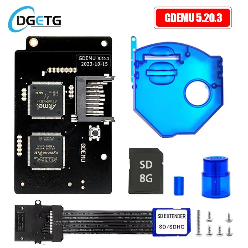 

DGETG DC GDEMU V5.20.3/5 Latest Version CD Drive Emulation Board for SEGA Dreamcast GDU DC VA1 Console SD Extension V5.20.5 Set