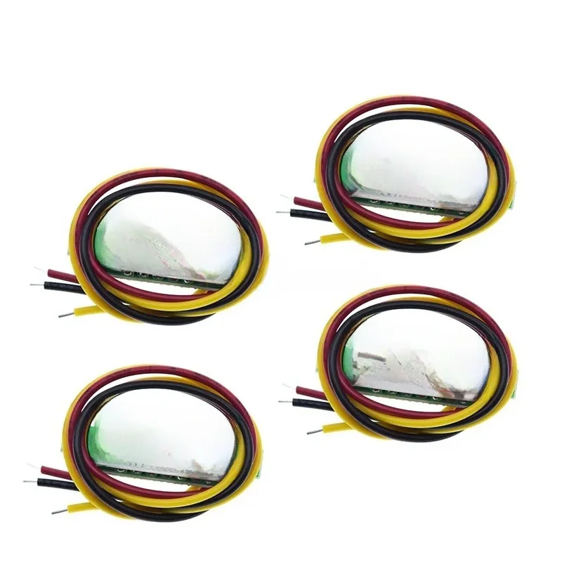 4 szt. Cyfrowy mini woltomierz cyfrowy 0,28 cala trójliniowy 0-100 V woltomierz cyfrowy miernik Tester wyświetlacz LED Panel woltomierz — zdjęcie 2