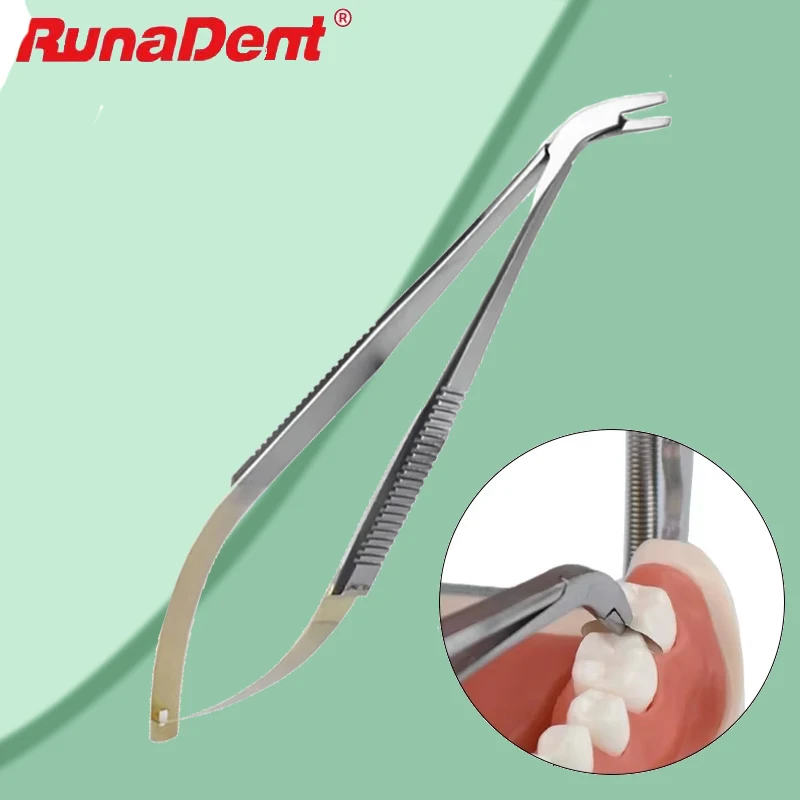 

Professional Dental Matrix Band Holder 1PC Stainless Steel Forceps Tweezer for Dentist Clinic Lab Tools