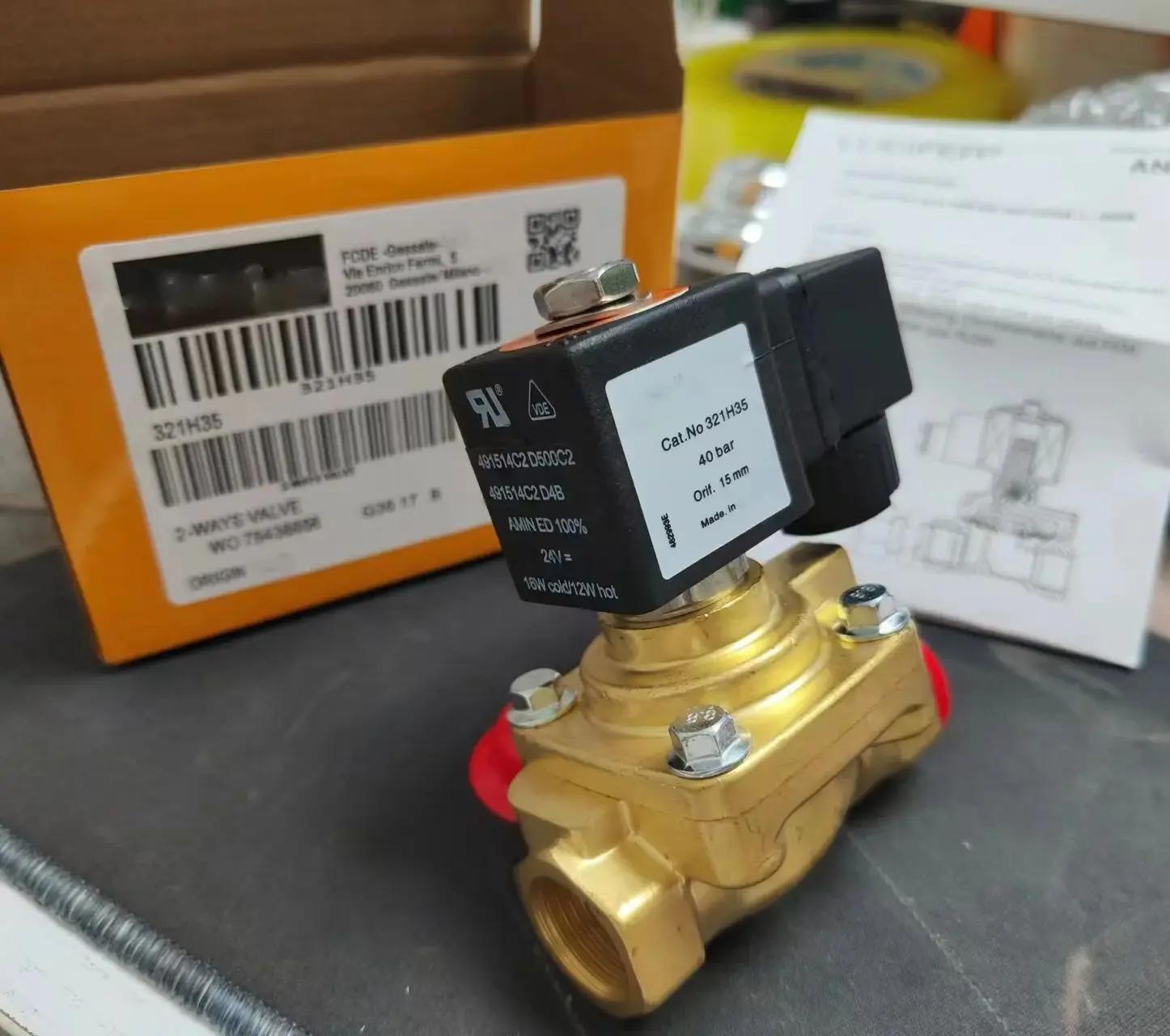 321H36 322H35 322H36 Original Hydraulic Valve – Solenoid Valve for Industrial Machines