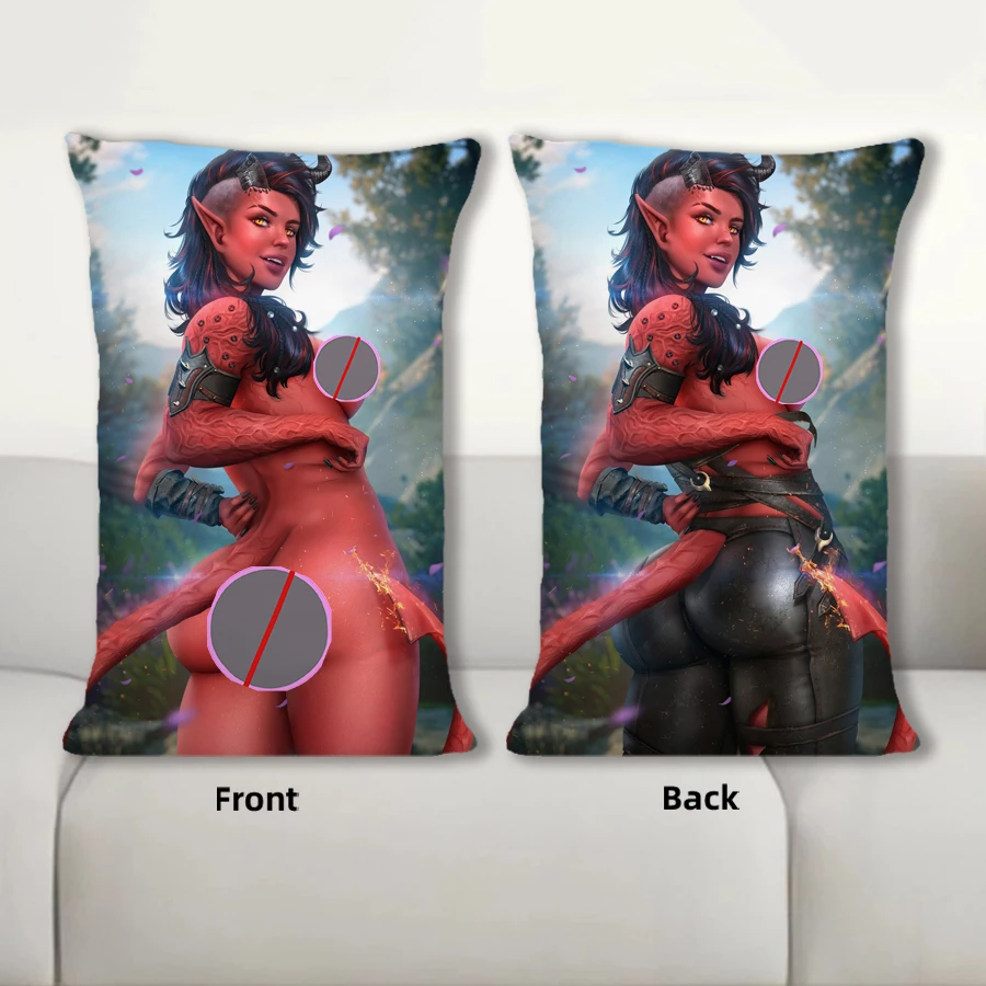 Dakimakura Anime Karlach Sofa Cushion Body Pillow Cover Double Side Print Bedding Throw Pillow Case