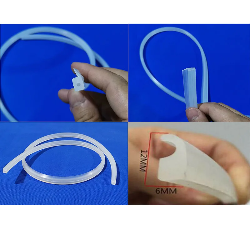 Package 1 PC 2M DZ Vacuum Sealing upper Cover Seal parts Silicone Seal Strip Rubber strip Single chamber vacuum sealing machine