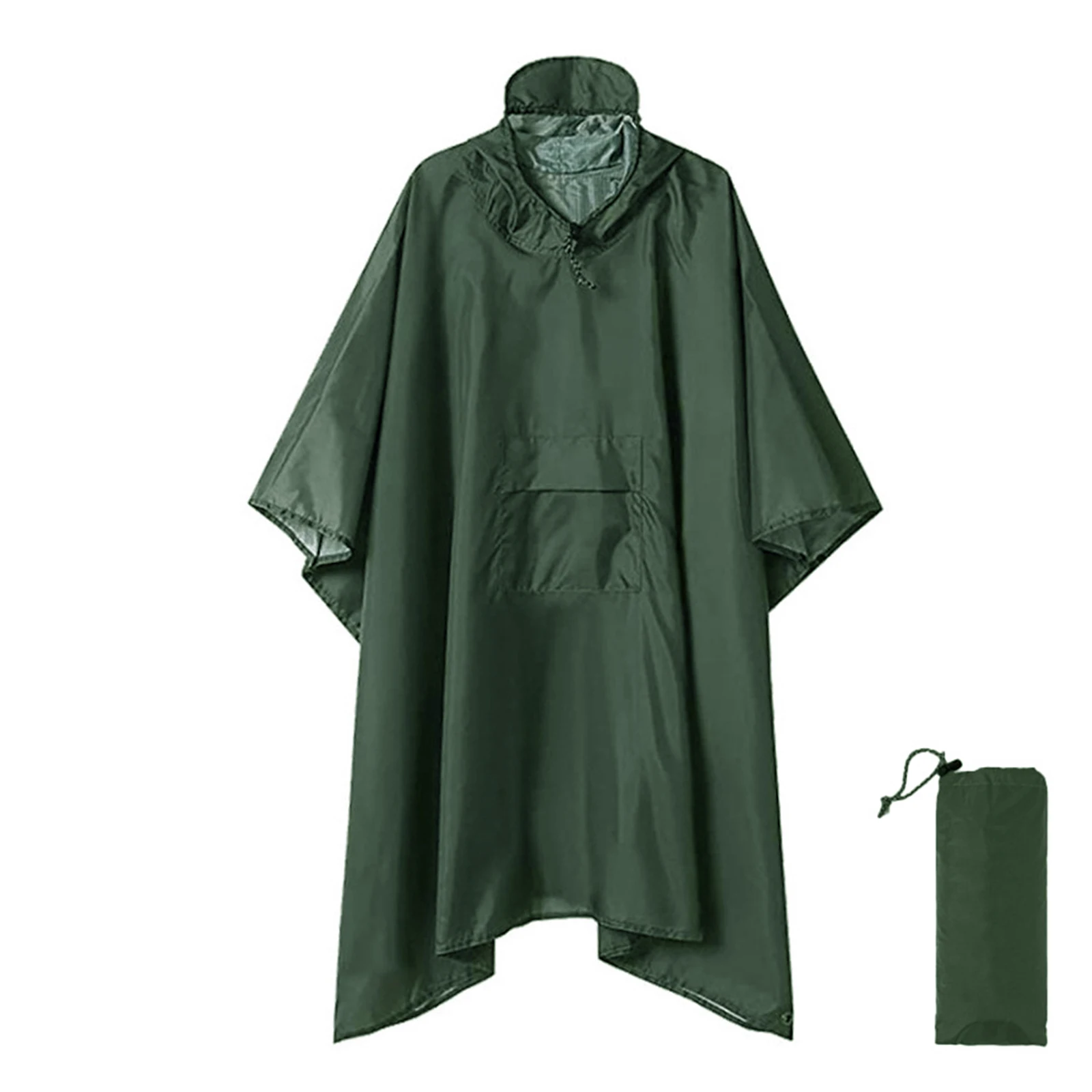 Rain Ponchos for Adults Waterproof Rain Poncho Adult 3 IN 1 Multi-use Portable Reusable Rain Cape Raincoat Poncho Waterproof Adu