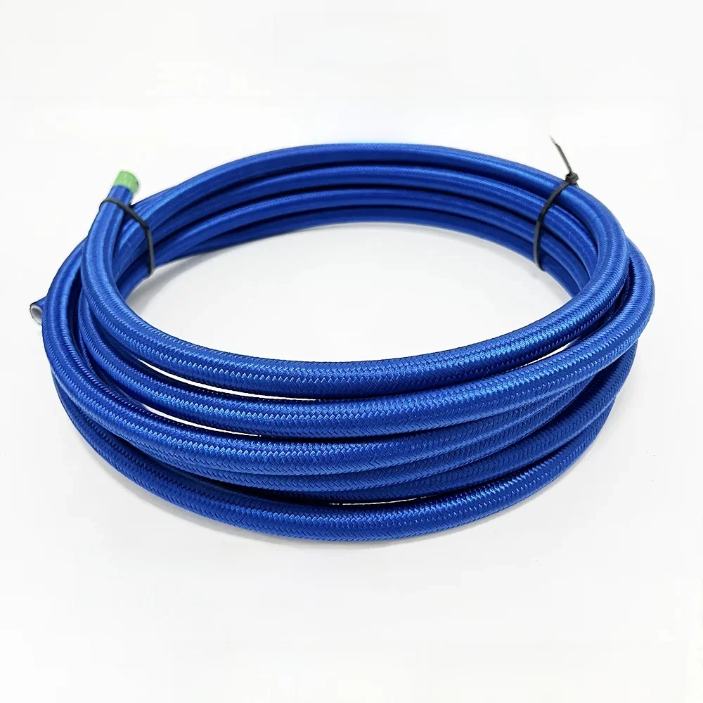 Wąż paliwowy samochodu Chłodnica gazu Rura Nylonowa chłodnica w oplocie Hamulec Nylonowy wąż w oplocie PTFEID6mm/8mm/10/13mm/16mm/19mm/25mm — zdjęcie 2