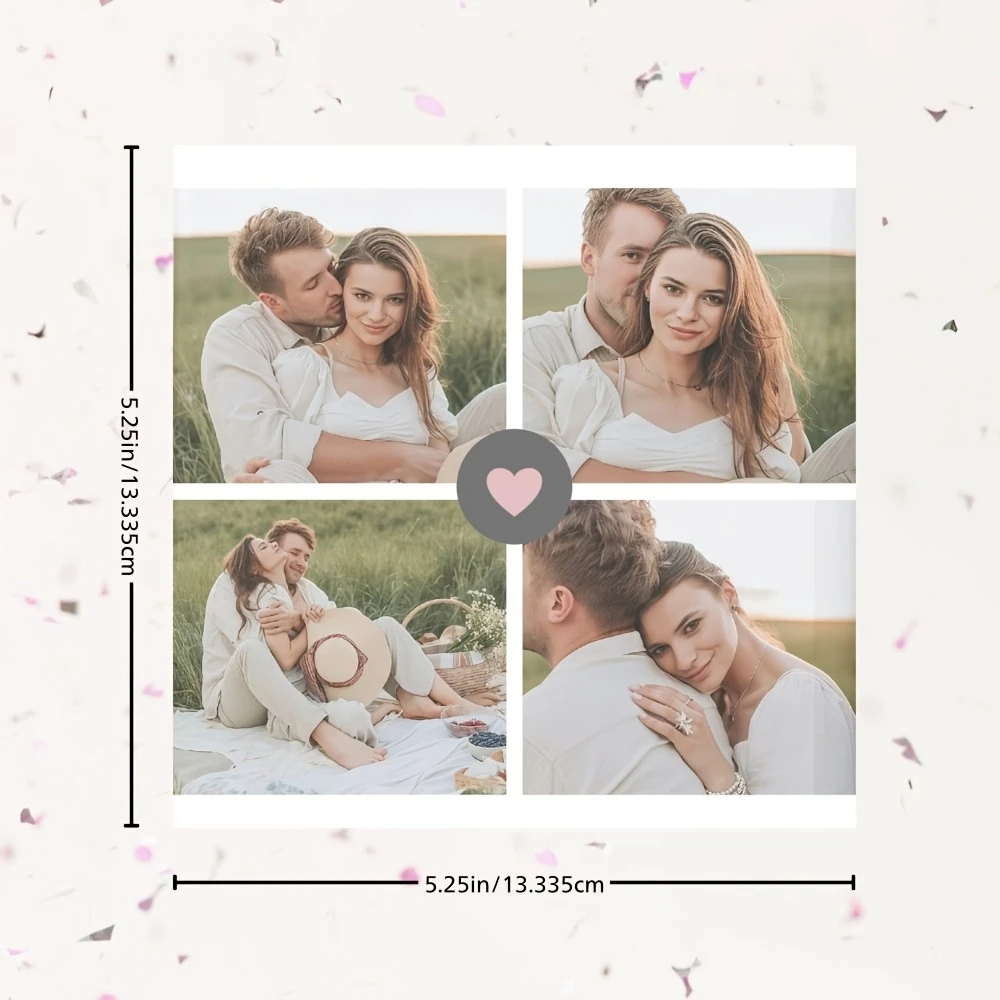 Personalized Retro Insta Photo Magnet Collage Sentimental Holiday Gift Mother’s Day Wedding Favor For Couples Family Friends
